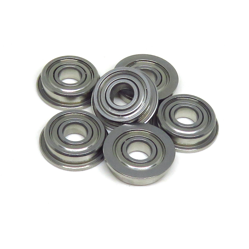 SF695ZZ AISI440 Stainless Steel Flanged Ball Bearings 5x13/15x4mm SF695-2Z Flange Bearing